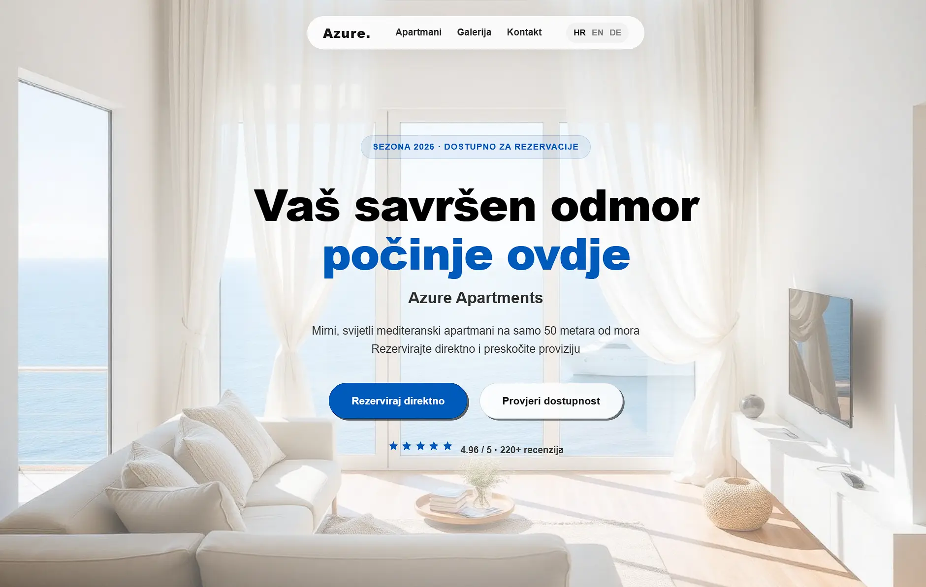 Apartmani Azure Demo